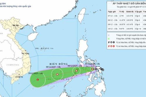 Các tỉnh từ Quảng Trị đến An Giang ứng phó áp thấp nhiệt đới gần Biển Đông