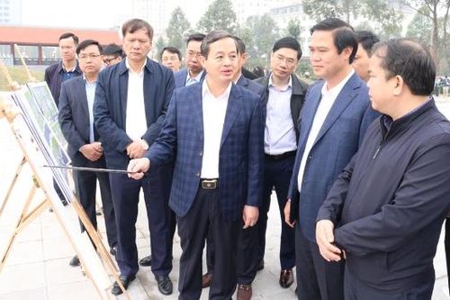 Chủ tịch UBND tỉnh Phạm Hoàng Sơn kiểm tra tiến độ thực hiện khu Đền thờ Bác Hồ