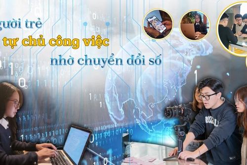 Người trẻ tự chủ công việc nhờ chuyển đổi số