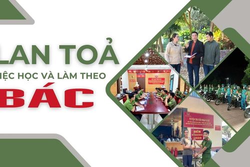 Lan tỏa việc học và làm theo Bác