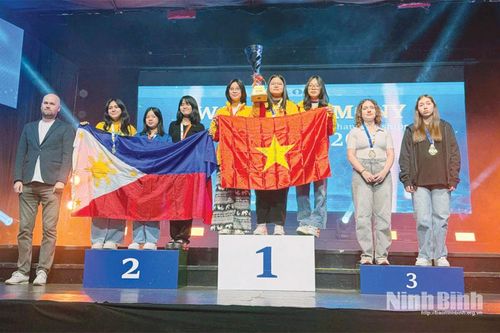 Cờ vua trẻ Ninh Bình và 'cú ghi bàn' cuối năm