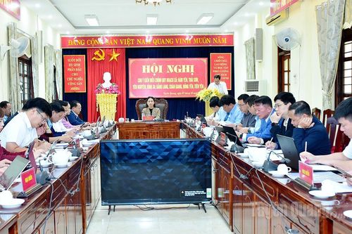 Các xã đề xuất điều chỉnh, tích hợp quy hoạch phải phù hợp với Quy hoạch tỉnh