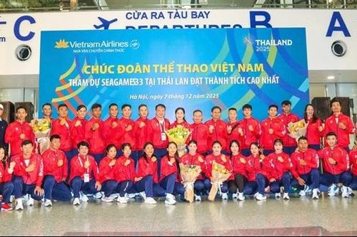 Đoàn Thể thao Việt Nam lên đường dự SEA Games 33: Ý chí trong đầu, lửa trong tim