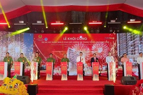 Bộ Công an khởi công dự án xây dựng nhà ở cho cán bộ, chiến sĩ tại TP Hồ Chí Minh