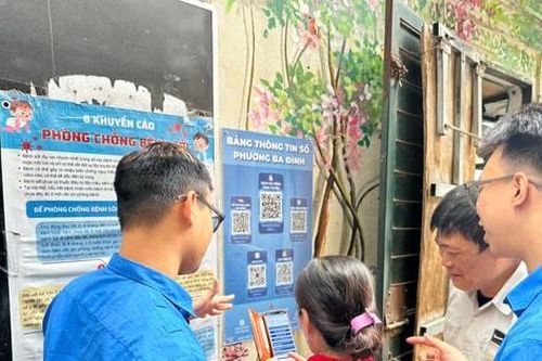 Phường Ba Đình: Đồng loạt triển khai 60 'Bảng tin số'