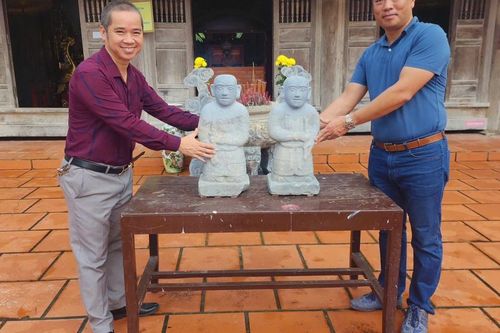 Hai tượng cổ đền Thần bị mất trộm và câu chuyện tìm lại đầy bất ngờ
