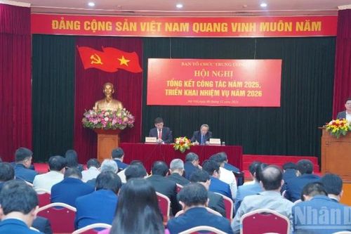 Ban Tổ chức Trung ương tổng kết công tác năm 2025, triển khai nhiệm vụ năm 2026