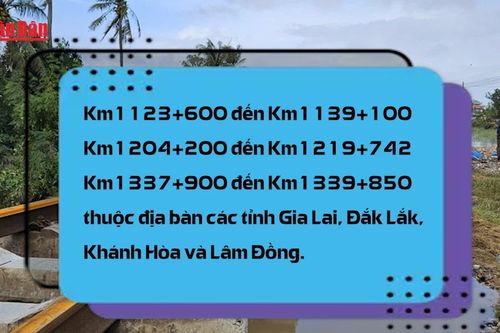 Công bố tình huống khẩn cấp để khắc phục hư hỏng trên tuyến đường sắt Bắc - Nam
