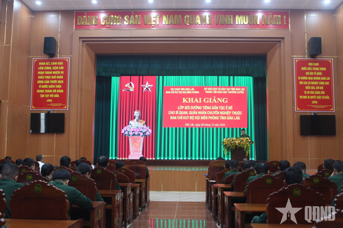 Bộ đội Biên phòng tỉnh Đắk Lắk tăng cường bồi dưỡng tiếng dân tộc Ê Đê