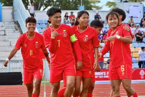 Bóng đá nữ SEA Games 33: Myanmar gây sức ép cho tuyển Việt Nam