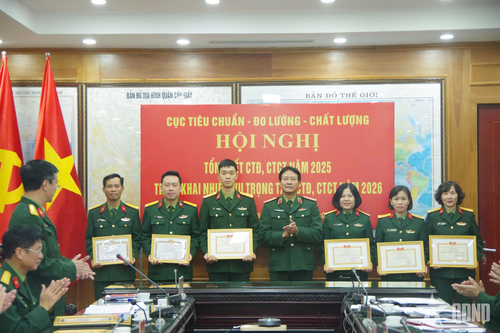 Cục Tiêu chuẩn - Đo lường - Chất lượng tổng kết công tác Đảng, công tác chính trị năm 2025