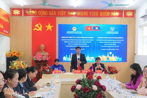 Ngành Giáo dục Lào khảo sát, chia sẻ kinh nghiệm thực hiện SEA-PLM tại Nghệ An