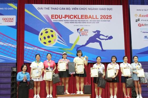 Giải Pickleball ngành Giáo dục, thúc đẩy phong trào thể thao toàn ngành