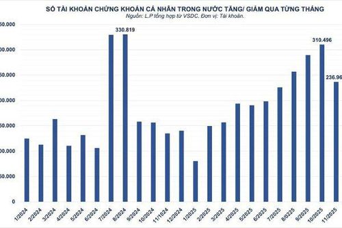 Số tài khoản chứng khoán mở mới bất ngờ hụt hơi khi VN-Index tiến lên mốc 1.700 điểm