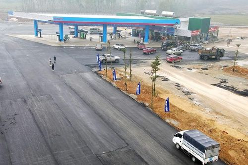 Cao tốc Hàm Nghi – Vũng Áng có trạm dừng nghỉ đầu tiên