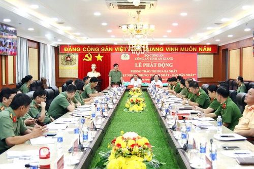 Xây dựng lực lượng Công an tỉnh An Giang 'Kỷ luật nhất - Trung thành nhất - Gần dân nhất'