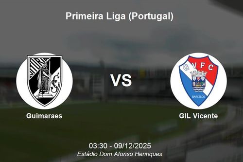 Nhận định Guimaraes vs GIL Vicente - Primeira Liga