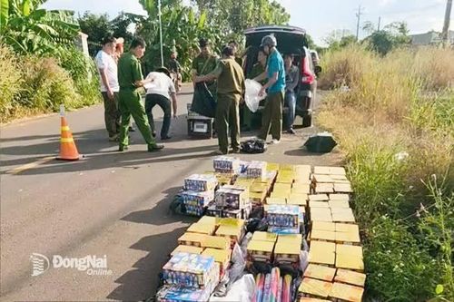 Ngăn chặn vụ vận chuyển gần 500kg pháo lậu vào Đồng Nai