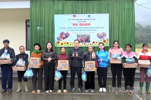 Tuổi trẻ xã Bắc Quang ra quân tình nguyện mùa Đông năm 2025 - Xuân tình nguyện năm 2026