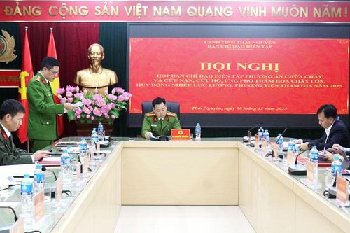 Sẵn sàng diễn tập ứng phó thảm họa cháy lớn