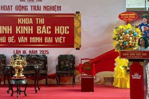 Tái hiện không gian khoa cử xưa tại Bảo tàng tỉnh An Giang qua Khoa thi 'Minh kinh bác học'