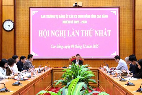 Hội nghị lần thứ nhất Ban Thường vụ Đảng ủy các cơ quan Đảng tỉnh