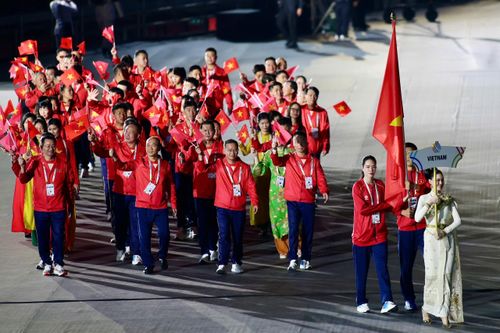 Sắc màu ở lễ khai mạc SEA Games 33