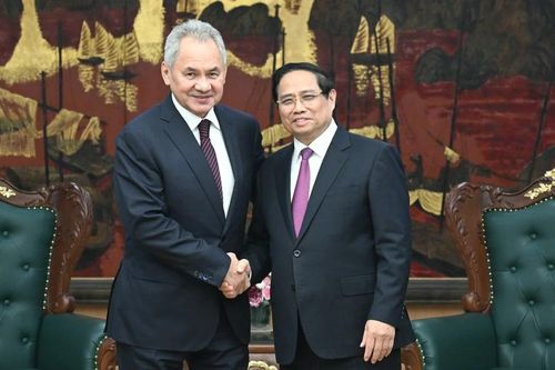 Thủ tướng Phạm Minh Chính tiếp Đại tướng Sergei Shoigu, Thư ký Hội đồng An ninh Liên bang Nga