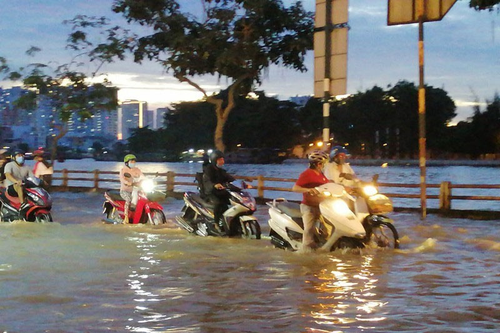 Triều cường vùng ven biển Bắc Bộ, Đông Nam Bộ có xu hướng giảm