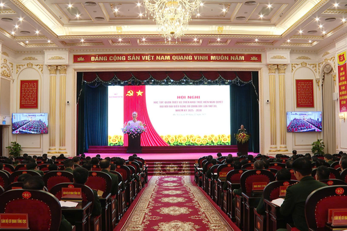 Tổng cục Công nghiệp Quốc phòng học tập, quán triệt, triển khai thực hiện Nghị quyết Đại hội Đảng bộ Quân đội lần thứ XII