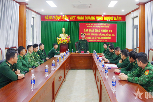 Bộ đội Biên phòng tỉnh Lâm Đồng triển khai xây dựng, sửa chữa nhà cho nhân dân sau bão lũ