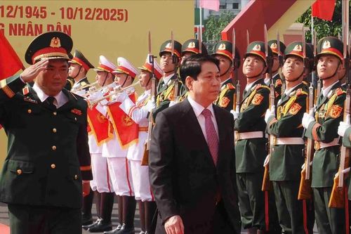 Lãnh đạo Đảng và Nhà nước dự lễ kỷ niệm 80 năm Ngày truyền thống Lực lượng vũ trang Quân khu 7