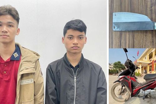 Bắt nóng 2 thanh niên kề dao vào cổ tài xế xe ôm cướp tài sản