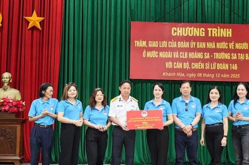 Trao Vườn rau xanh trị giá 250 triệu đồng tặng đảo Trường Sa Lớn