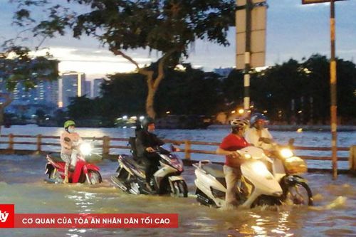 Hoàn lưu vùng áp thấp trên Biển Đông gây mưa dông, gió giật mạnh