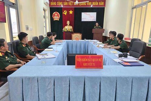 VKS Quân sự Khu vực 71 tổ chức Hội nghị nghiên cứu, thảo luận thông tư liên tịch
