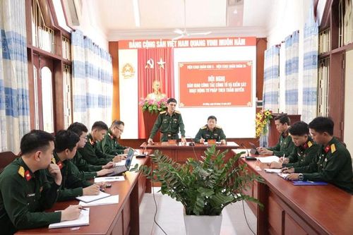 VKSQS Quân khu 5 - VKSQS Quân đoàn 34 bàn giao công tác theo thẩm quyền
