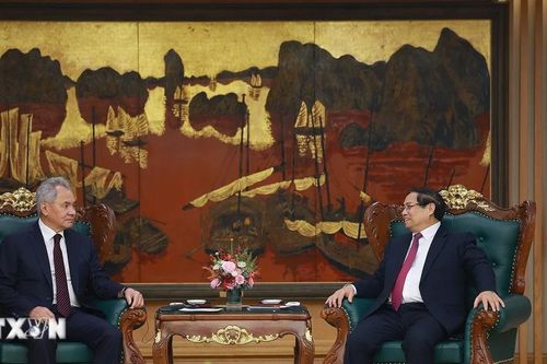Thủ tướng Phạm Minh Chính tiếp Thư ký Hội đồng An ninh Liên bang Nga
