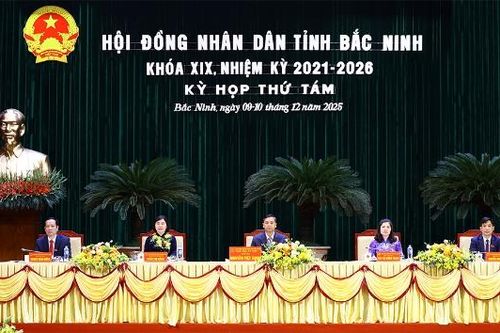Khai mạc kỳ họp thứ Tám, HĐND tỉnh Bắc Ninh khóa XIX, nhiệm kỳ 2021 - 2026