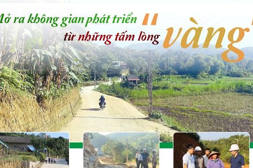Mở ra không gian phát triển từ những tấm lòng 'vàng'