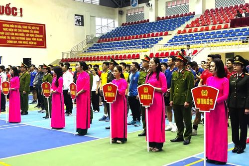 Khai mạc Đại hội Thể dục-Thể thao Công an tỉnh Quảng Trị lần thứ I