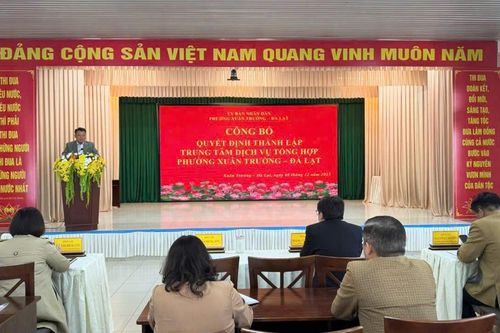 Lâm Đồng: Thành lập Trung tâm Dịch vụ tổng hợp phường Xuân Trường - Đà Lạt