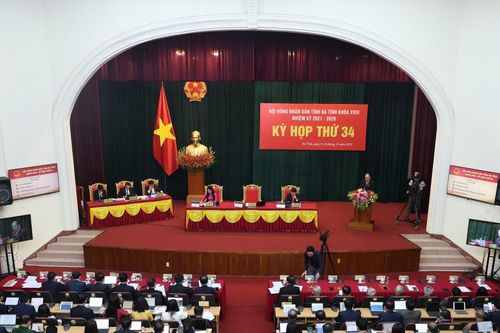Khai mạc Kỳ họp thứ 34, HĐND tỉnh Hà Tĩnh Khóa XVIII