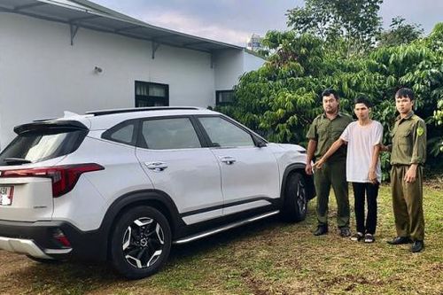 Trộm xe ôtô con về giấu gần nhà thì bị bắt giữ