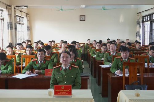 160 cán bộ, điều tra viên tập huấn công tác bảo vệ, khám nghiệm hiện trường