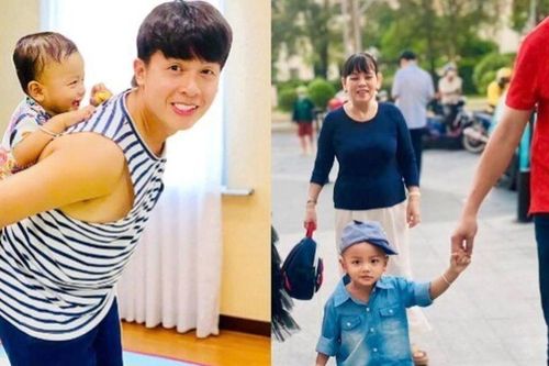 Con trai Hòa Hiệp 1 tuổi đã đi học mẫu giáo, được Bá Thắng dắt tay đưa đến trường