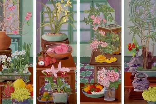 Những mùa hy vọng trong tranh của họa sĩ Vũ Thùy Mai
