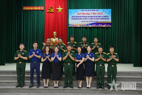 Câu lạc bộ 'Sĩ quan trẻ' ở Lữ đoàn Đặc công 113