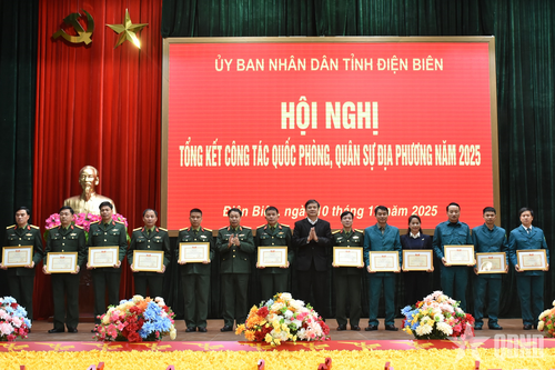 Điện Biên xác định triển khai 10 nhiệm vụ quân sự, quốc phòng trọng tâm năm 2026