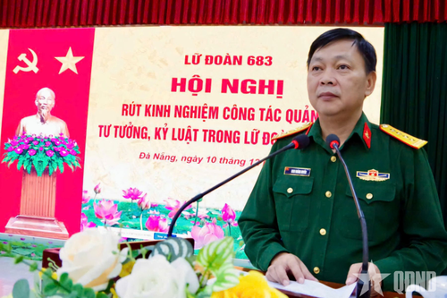 Lữ đoàn 683 vững tư tưởng, kỷ luật nghiêm, hoàn thành thắng lợi mọi nhiệm vụ